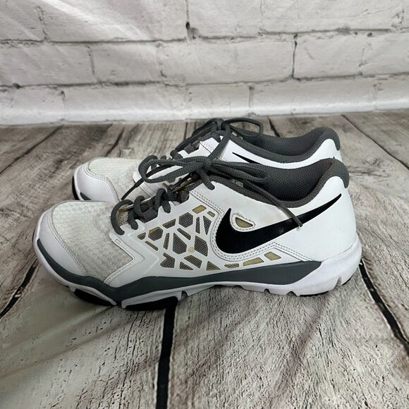 Nike Flex Supreme TR4 White and Gray Women's Athletic Shoes, Size 8, Pre-owned - Picture 2 of 8